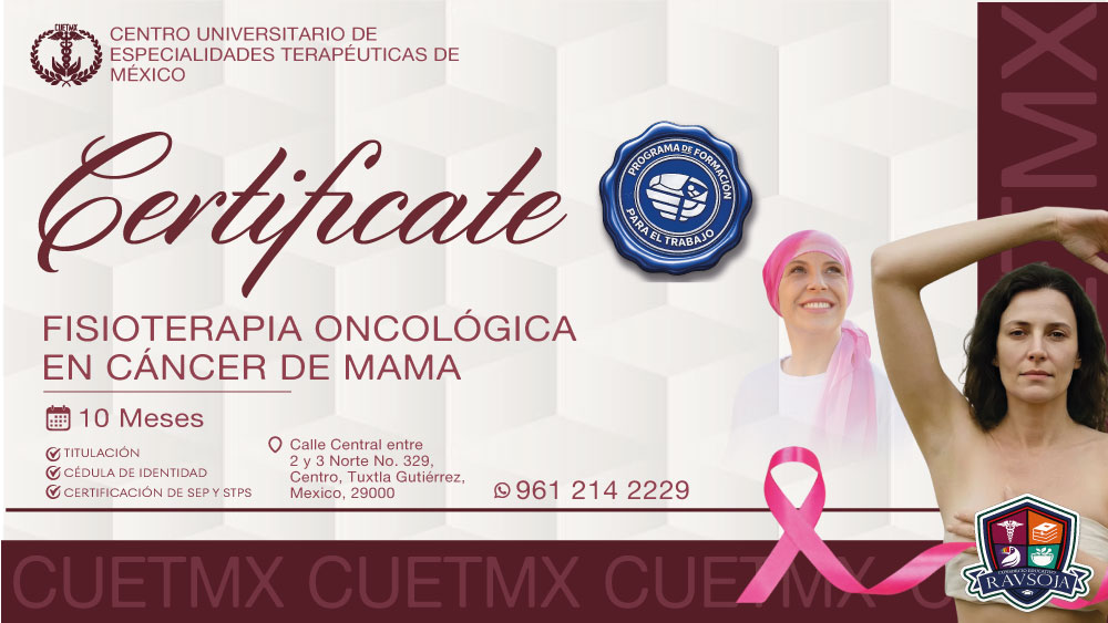 Diplomado en Fisioterapia Oncológica En Cáncer De Mama